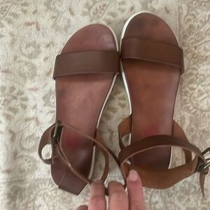 Genuine Leather platform sandals